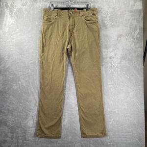 Howler Brothers Pants men's 35x31 Frontside 5-Pocket Canvas Chino Outdoor Brown